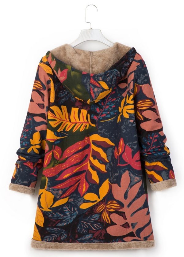 Veste chaude à capuche  pour femmes – Image 2