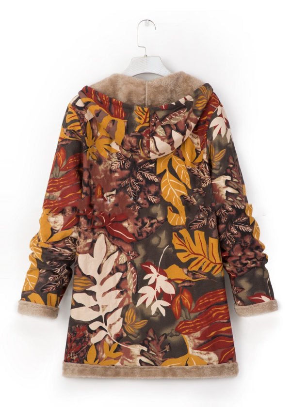 Veste chaude à capuche  pour femmes – Image 4