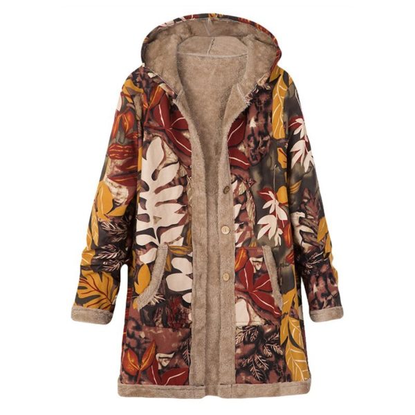 Veste chaude à capuche  pour femmes – Image 5