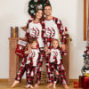 Costume  de Noël européen et américain parent enfants