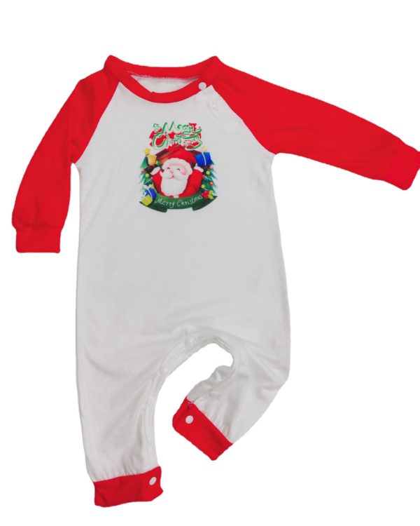 Ensemble de vêtements de Noël parent-enfant T-shirt à manches longues Pantalon à carreaux Pyjama assorti pour la famille – Image 8